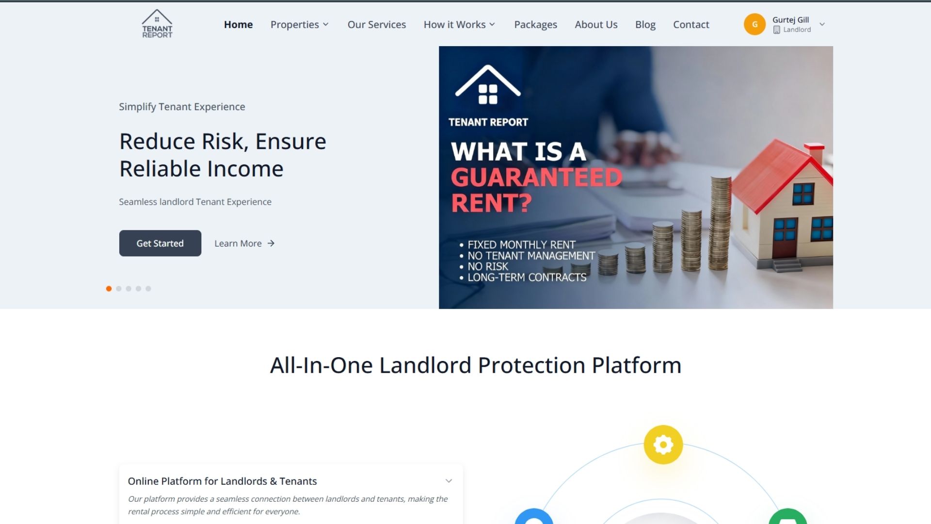 Tenantreport web sitesi